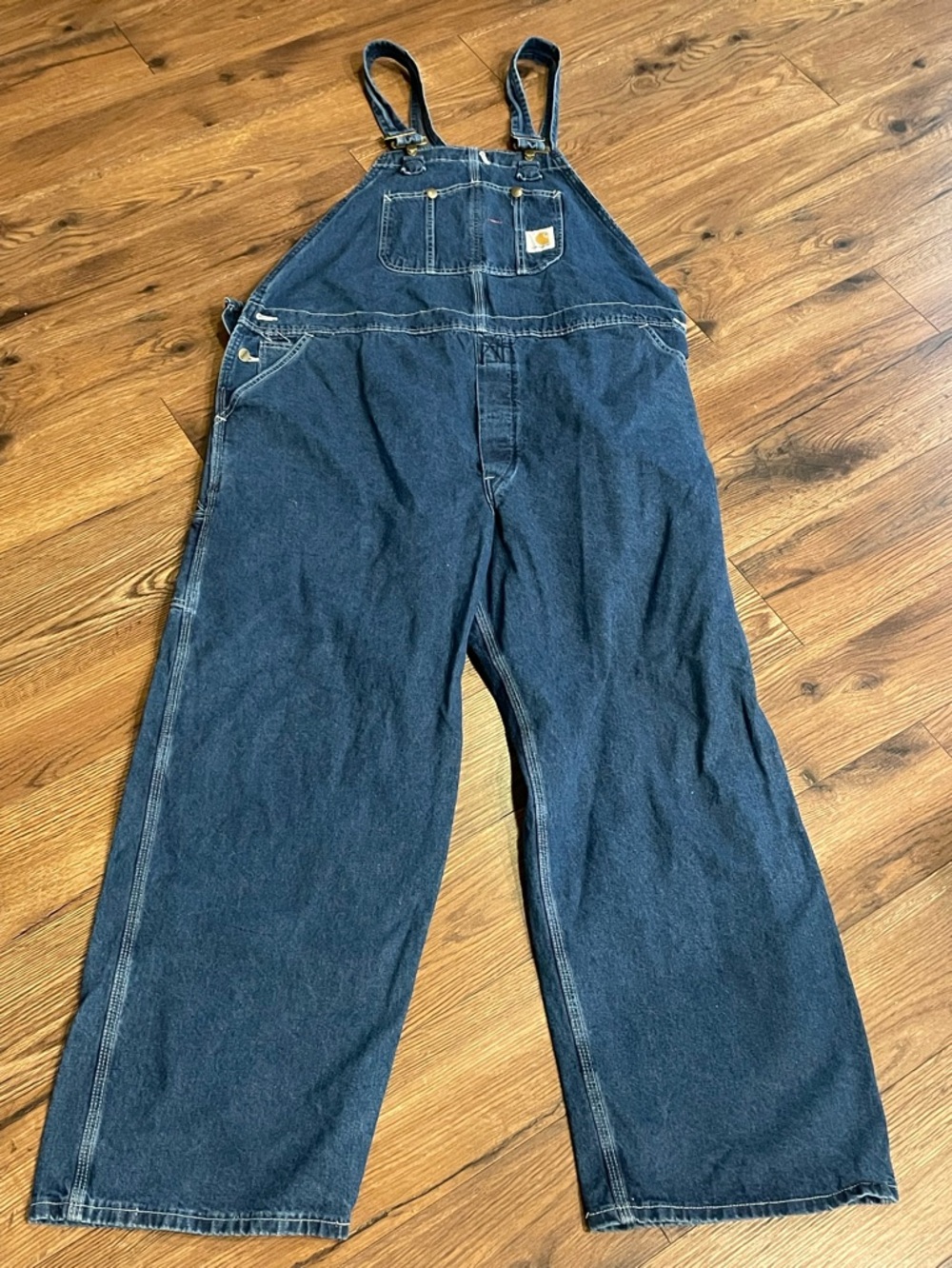 Vintage Carhartt denim overalls